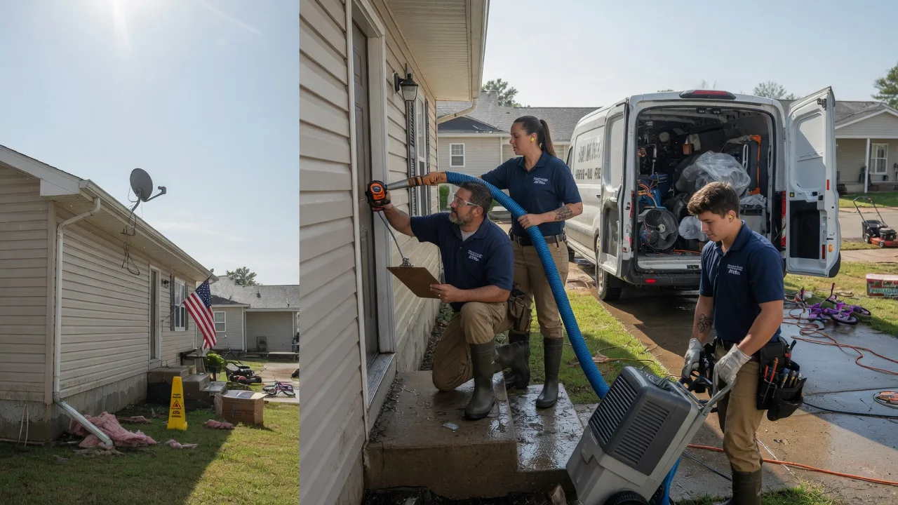 Ceiling Water Damage Restoration in Parkman, OH near me